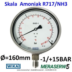 233.50.160  -1+15BAR  Amoniak NH3 R717
